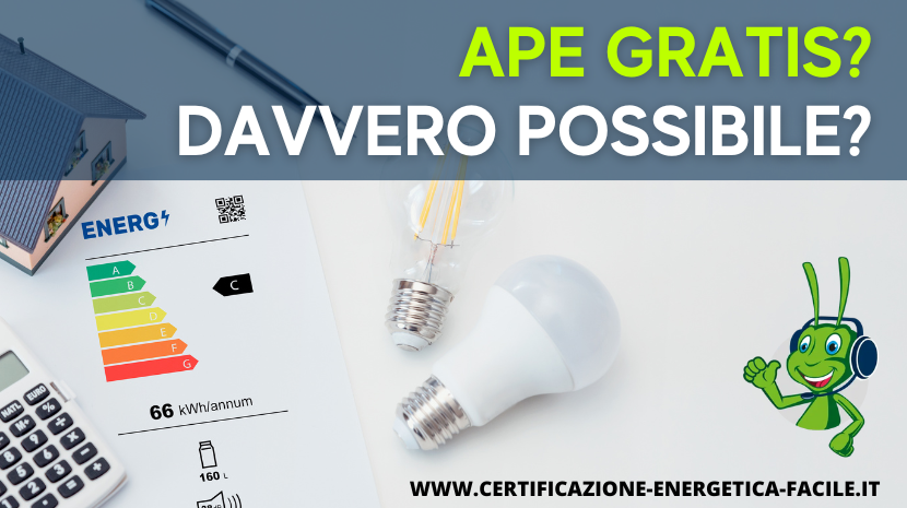 CERTIFICATO APE GRATIS