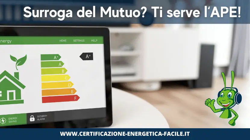 surroga mutuo certificato ape