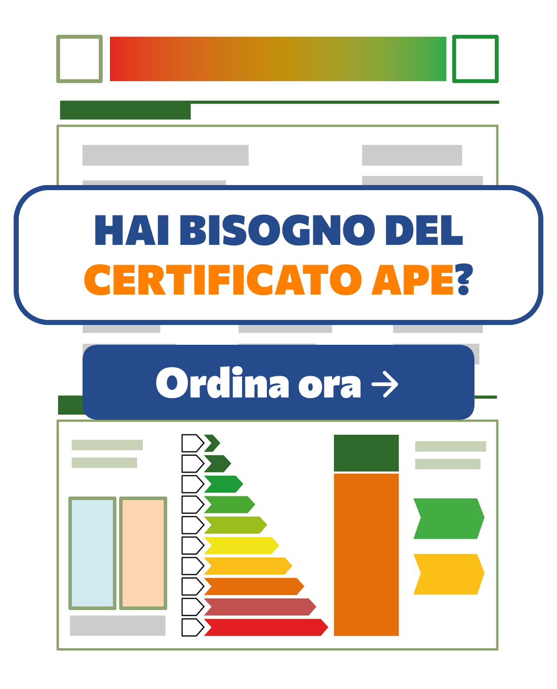 Certificato APE stilizzato Apefacile.it